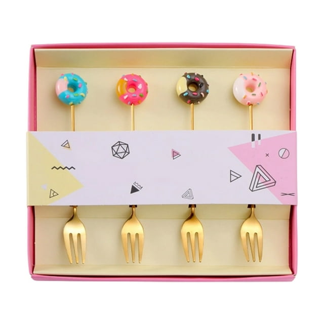 Coffee Gift Set Stainless Spoon fork Dessert Cutlery Gift Set