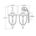 thumbnail image 2 of ElkGroup International Derry Hill 1 Light Outdoor Wall Sconce In Matte Black, 2 of 2