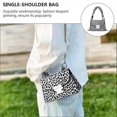 thumbnail image 4 of Leopard Crossbody Purse Handbag Women Girls Casual Outfits Pu Black Hand-Held Crossbody 1Pcs, 4 of 4