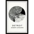 thumbnail image 2 of Marmont Hill Inc. 'Detroit Coordinates' Framed Painting Print 20 x 30, 2 of 5