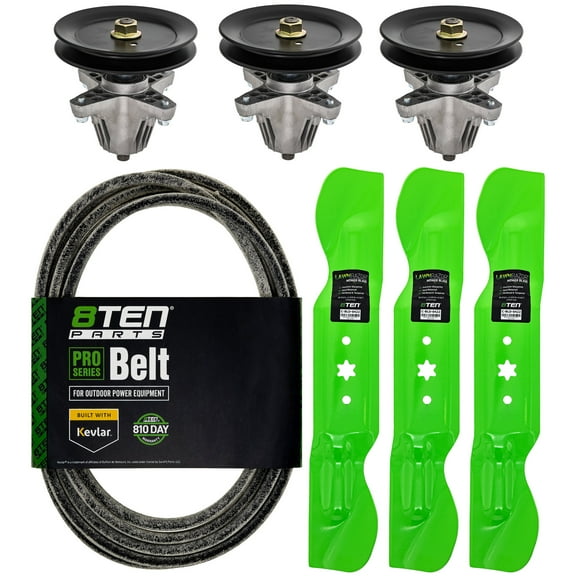 8TEN Blade Spindle Belt Kit for Cub Cadet Ultima ZT2 ZTS2 ZT3 60 Fab 742-05620 MK1013798