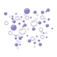 thumbnail image 2 of Bubbles Circle Removable Wallpaper Bathroom Removable Wallpaper Window Wall Sticker Home DIY PVC Decals, 2 of 8