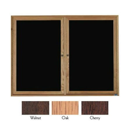 Aarco Products ODC3648 36 in. H Enclosed Changeable Letter Board Oak Frame
