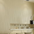 thumbnail image 2 of 1 Roll Non-woven Wallpaper, Non-Adhesive, 393.7*20.866 Inch, Modern Print Embossed Stripe Fashion Wallpaper, Nordic Style Contact Paper For Dining Room, Bedroom, Dining Room, Office, Formaldehyde Fre, 2 of 5