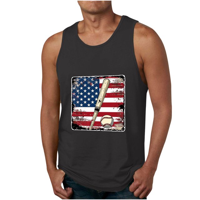 Camiseta para Hombres Hombres Moda Casual Verano Solto Chaleco Deportivo Cuello Redondo Camiseta