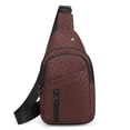 thumbnail image 2 of shyuyusa Simple Sling Chest Bag Compact Design For Outdoor Walking Daily Commute And Small Item Organizing, 2 of 7