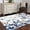 White, variant on Area Rug for Living Room, Blue Butterflies Non-Slip Indoor Large Carpet for Bedroom/Dining Room, Elegant Pastoral Butterfly Washable Low-Profile Rectangle Floor Mat Runner Rugs - 2.7 x 5 Ft