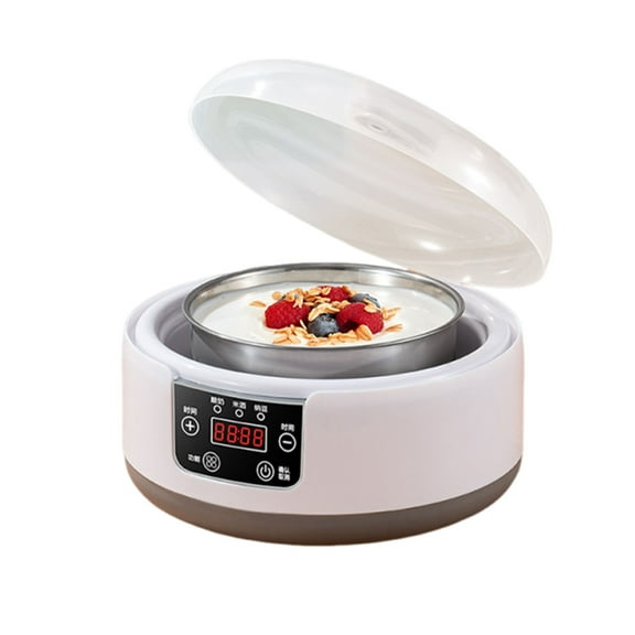 Yogurt Maker Machine with Temperature Control, 1.2L Multi-Function Automatic Yogurt Machinewith LCD Display, for Home Use Homemade Yogurt Rice Wine, Natto
