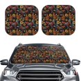 thumbnail image 2 of Fotbe Sunflower Rooster Juego de 2 Piezas de Parasoles para Parabrisas | Bloqueador Solar para Auto | Accesorios Plegables para Protección Solar Interior-Large, 2 of 6