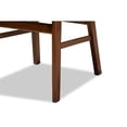 thumbnail image 5 of Baxton Studio Ensemble de Chaises de Salle à Manger Euclid, Noyer Brun (Ensemble de 2), 5 of 5