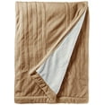 thumbnail image 1 of Woolrich WR54-1747 Couverture Chauffante en Peluche Simple Tan, Twin, 1 of 2