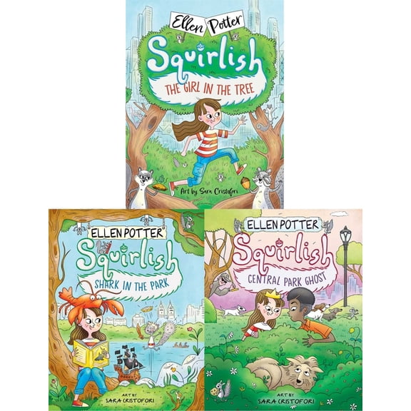 Squirlish The Squirlish Collected Set: The Girl in the Tree; Shark in the Park; Central Park Ghost, (Paperback)