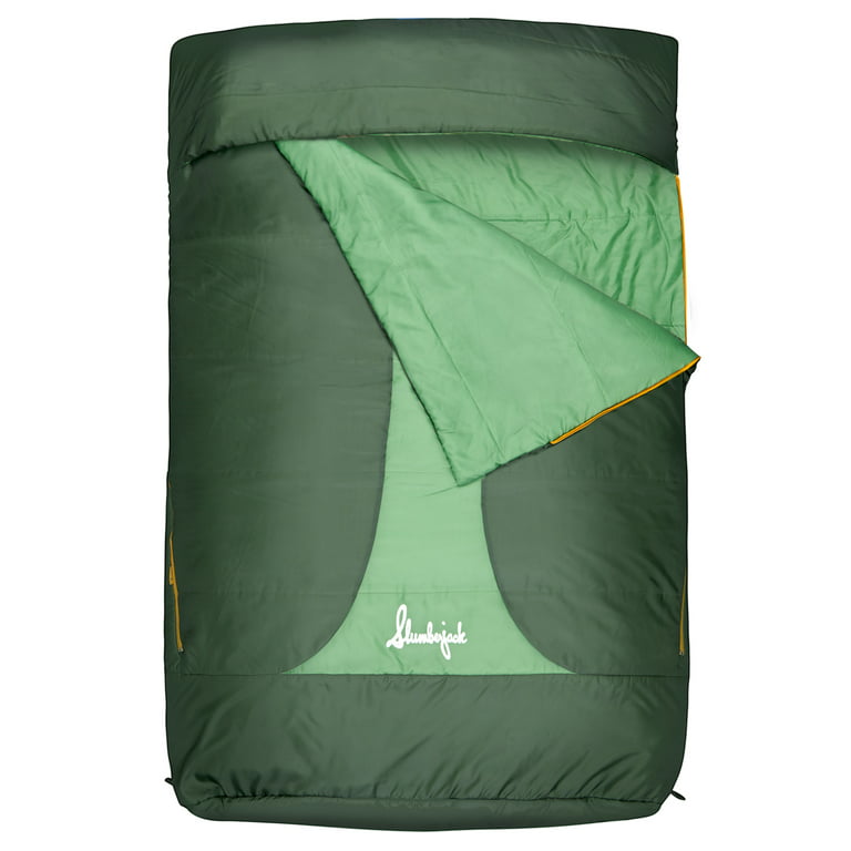 Slumberjack Grizzly Glades 25-Degree 2 Person Hooded Sleeping Bag