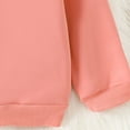 thumbnail image 6 of Ulanda Toddler Baby Boy Clothes Girl Basic Plain Sweatshirt Long Sleeve Shirts Kids Fall Winter Sweat Shirt Tops (Pink, 3-4 Years), 6 of 7