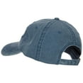 thumbnail image 3 of Phrase of Bad Hair Day Embroidered Washed Buckle Cap - Navy OSFM, 3 of 5