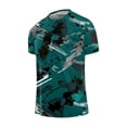 thumbnail image 5 of Workout Shirts for Men Camo Print Quick Dry Gym Moisture Wicking Short Sleeve T-Shirts for Running Athletic Casual, 5 of 7
