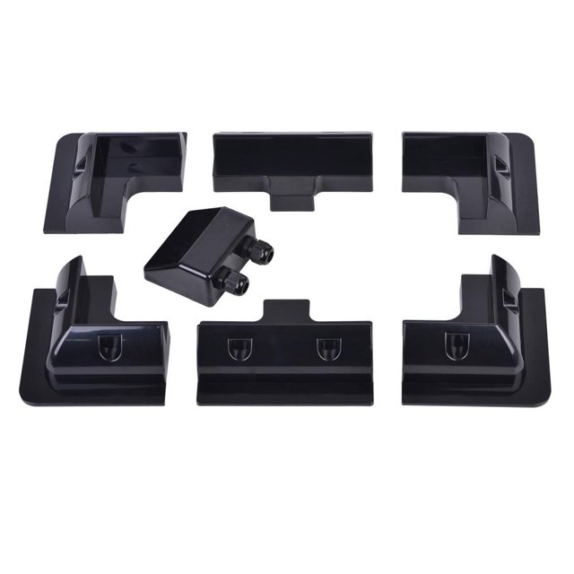 7PCS Solar Panel Mounting Bracket Kit - No Drilling, Sturdy ABS for RVs & Boats