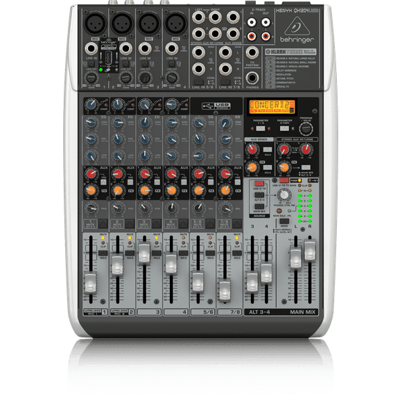 Mezcladora Behringer Xenyx QX1204USB 12 Canales Efectos