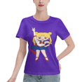 thumbnail image 1 of T-Shirt Basique à Manches Courtes pour Femmes Sailor Moon Édition Q Tsukiha, 1 of 6