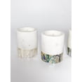 thumbnail image 5 of White Mother of Pearl Lemongrass Marble Candle (Small), 5 of 5