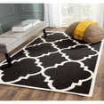 thumbnail image 2 of Safavieh Dhurries Dark Grey Contemporary Rug - 3' x 5', 2 of 2