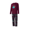 thumbnail image 4 of Parent-child Outfit Leisure Wear, Letter Castle Printing Long Sleeve Round Collar Sleepwear/Jumpsuit for Mom/Dad/Kid/Baby, 4 of 10