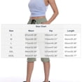 thumbnail image 3 of Women's Lightweight Nylon Cargo Pants with Zipper Pockets, Elastic Waist, Quick Dry, Multi-Pockets, Summer Outdoor Hiking Jogging, Cropped Trousers for Women | UKHCCC,Army Green M, 3 of 8
