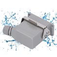 thumbnail image 3 of "Industrial-Grade 10-Pin Side-Exit Waterproof Connector with High-Temp Coating for Automation Systems"  

(Character count: 97)  

Alternative option:  
"Silver-Plated Brass Heavy Duty 10-Core, 3 of 3