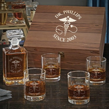 Ultra Rare Edition Engraved Carson Whiskey Decanter - Walmart.com