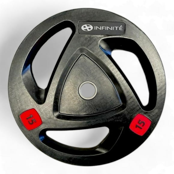 Disco Estándar Profesional con forro de goma, diámetro interior 28 mm 15 Kg