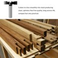 thumbnail image 2 of Amdohai Shank 4 Edges T Type Slotting Knifes Necking Tool Milling Cutter Large Diameter Slotting Knifes Woodworking Router Bits, 2 of 5