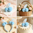 thumbnail image 4 of BESTSKY 2026 New 5 Pcs Easter Bunny Stuffed Animal Cute Plush Rabbit Holding Easter Eggs Furry Bunny Plush Toys Gift Happy Easter Basket Stuffers for Kids Baby Boys Girls Easter Birthdays Party Favor, 4 of 6