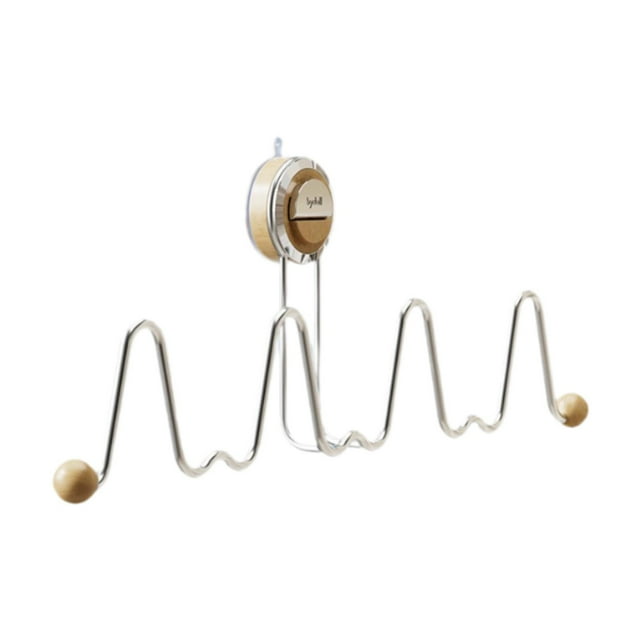 Soporte para Zapatillas de Baño, Estante para Zapatillas, Montaje en Pared, Estante para Zapatos de Ducha, Colgador de Zapatillas para Armario, Cocina Madera