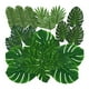 thumbnail image 3 of KAKOWELY 60 hojas artificiales de monstera para mesa de comedor hawaiana., 3 of 5