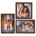 thumbnail image 2 of 13x18 Frame Brown Mahogany Solid Wood Picture Frame Includes UV Acrylic Plexiglass, Acid Free Foam, 2 of 8