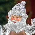 thumbnail image 3 of Bradford exchange Thomas Kinkade Santa Claus Tabletop Crystal Figurine for Christmas 5PCS, 3 of 6