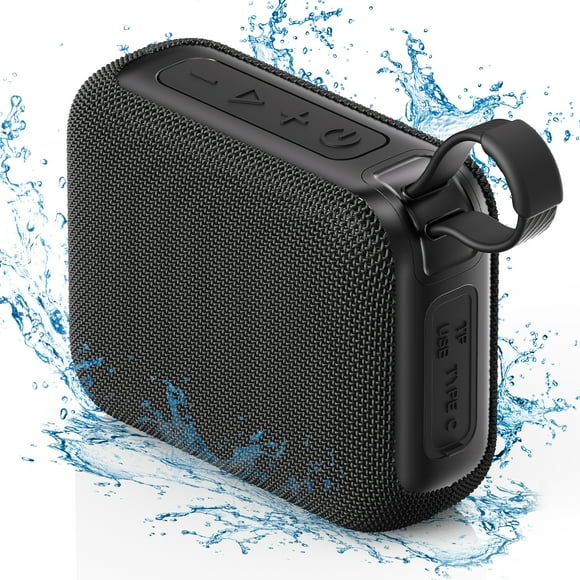 Bocina JYX, Altavoz Bluetooth Portátil JYX, Mini Altavoz para Fiestas con Luces LED de Colores, L3-Negro