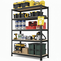 TrumanPick Storage Shelves 5 Tier Garage Shelving Units Metal Heavy Duty Adjustable Shelf Rack 32"W x 16"D x 63"H for Warehouse Pantry Closet