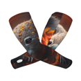 thumbnail image 2 of Uemuo Cute Maple Leaf Koala Printed Arm Sleeves, Cooling UV Sun Protection Sports Compression for Men/Women, 2 of 8