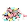 Unique Bargains School Office Paper Document Organize 19mm Metal Bookbinding Binder Clips 40pcs