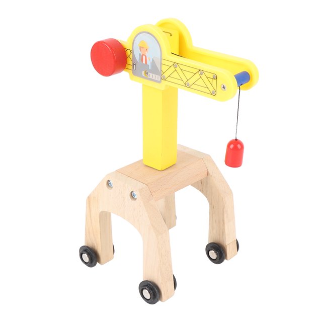 Tower Crane Toy, Wooden Crane Toy Innovative Funny Simulation Easy To Assemble for Children