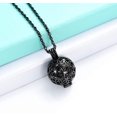 thumbnail image 3 of Cremation Jewelry Flower of Life Urn Necklaces for Ashes for Women Men Mini Keepsake Memorial Hollow Pendant, 3 of 6