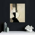 thumbnail image 4 of ONETECH Abstract Grey Black and White Canvas Wall Art Picture Print 16\x20\, 4 of 4