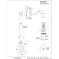 thumbnail image 2 of Westbrass 493144HRH-05 Semi-Exposed Bath Waste & Overflow Assembly with Tip-Toe Drain and Illusionary Faceplate - Sch. 40 ABS Pipe Fittings, Polished Nickel, 2 of 6