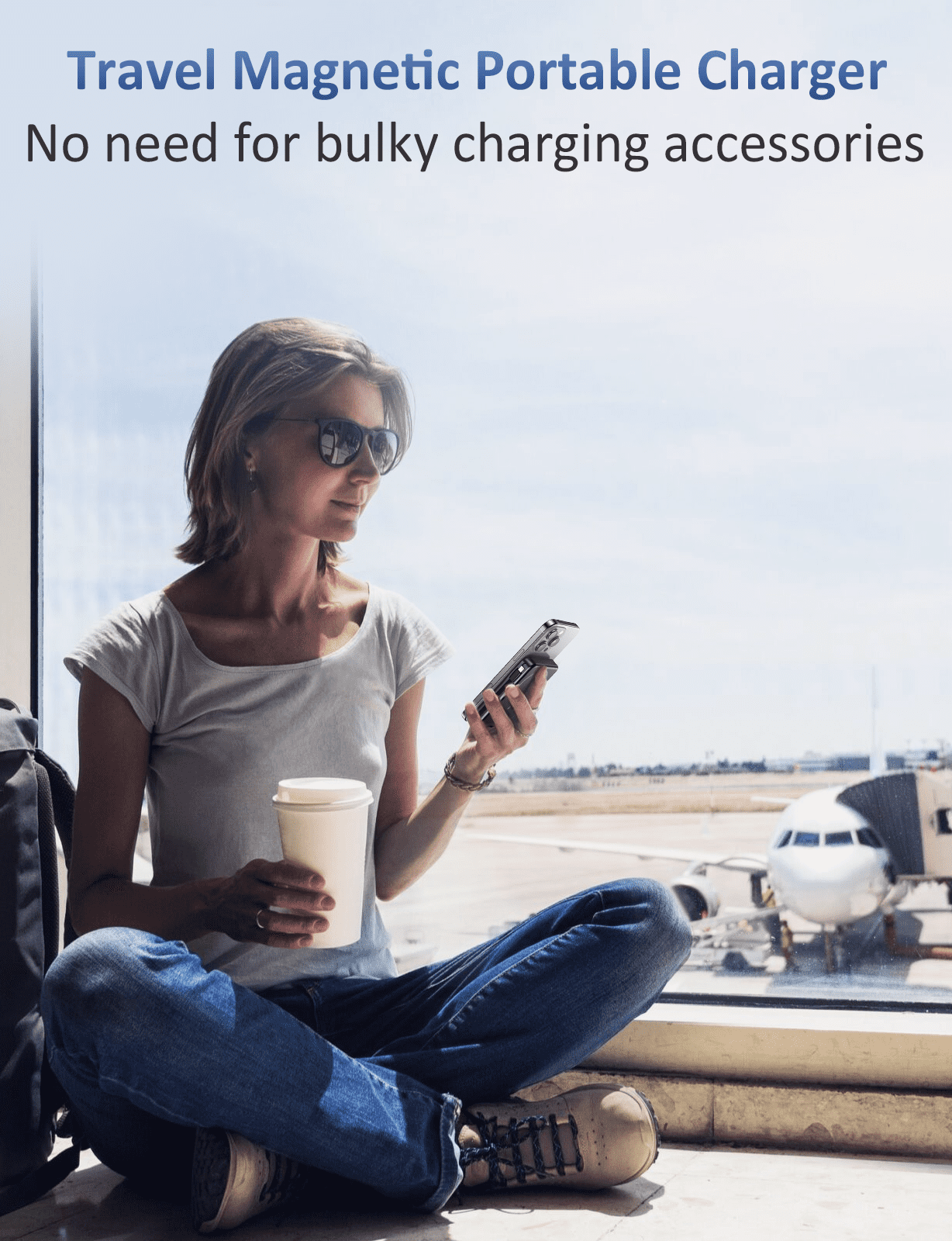 Magnetic Portable Charger, 10000mAh Power Bank, 5 in 1 Portable Charger with Built in Cable, 20W Fast Charging for Battery Pack Compatible with iPhone 17/16/15/14/13 , Samsung... Magnetic Portable Charger, 10000mAh Power Bank, 5 in 1 Portable Charger with Built in Cable, 20W Fast Charging for Battery Pack Compatible with iPhone 17/16/15/14/13 , Samsung... - Image 7