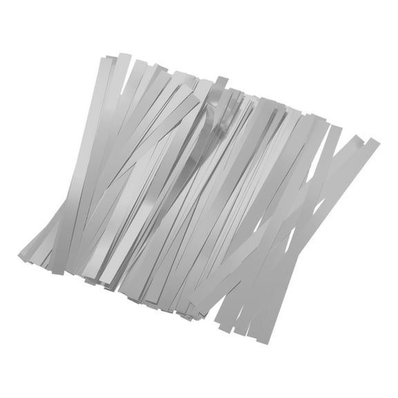 Unique Bargains 100pcs Car 99.6% Pure Nickel Strip Tape Plate 0.1x5x100mm for 18650 Battery Lithium Battery Pack Welding