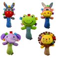 thumbnail image 1 of Baby Rattles Toys Baby Plush Rattle Mobile Bell Toy Toddler Early Educational Toys Cartoon Animal BB Stick For Infant heqiyong LED, 1 of 2
