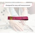 thumbnail image 4 of Measuring Tape Set – Pack of 4 Pink 60-Inch Dual-Sided Tape Measures for Body, Fabric, Sewing, Tailoring, Waist, Crafting & Fitness – Multipurpose Metric & Inch Measuring Tool, 4 of 5