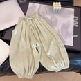thumbnail image 5 of Pretxorve Kids Girls Wide Leg Pants Light Loose Casual Everyday Bottoms Sizes 1-14Y, 5 of 5