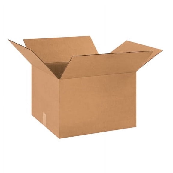 SSBM 18" x 16" x 12" ECT-32 Kraft Corrugated Shipping Boxes 25 per Case